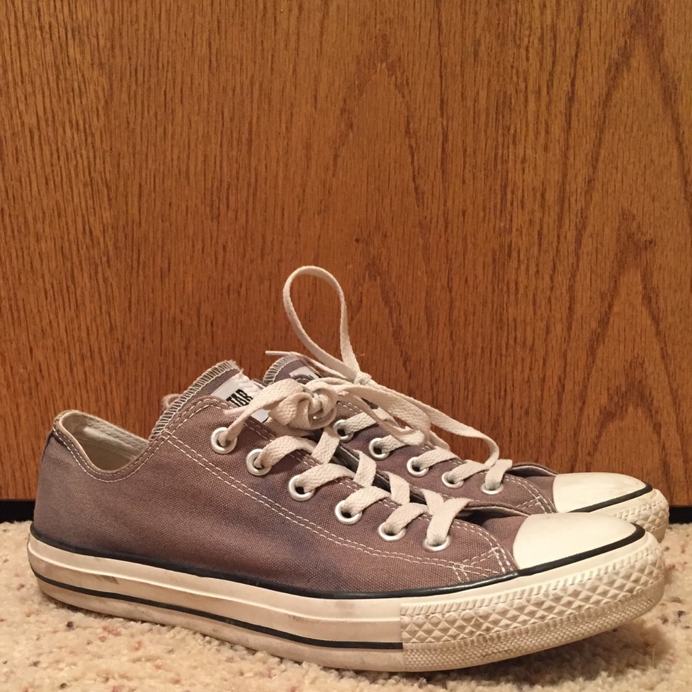 Gray Low Top Converse
